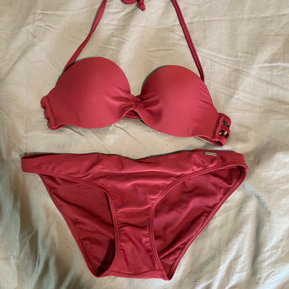 Hollister Maroon Bikini
